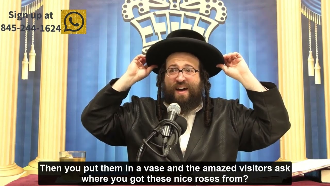 Rabbi Yoel Roth - Make a big deal out of the positives