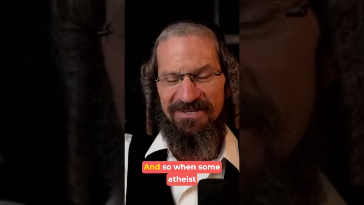 Atheists DON'T Understand the Torah @RabbiYomTov#athiesm #god #beliefingod #faith #emunah #hidabroot