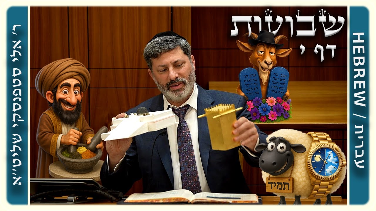 מרכז דף יומי - שבועות דף י. - ר' אלי סטפנסקי שליט"א