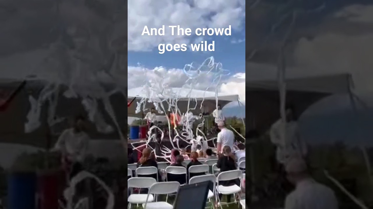 And The crowd goes wild 😎🎉 #wild #flying #science #dream #kids #summer #crazy #summercamp