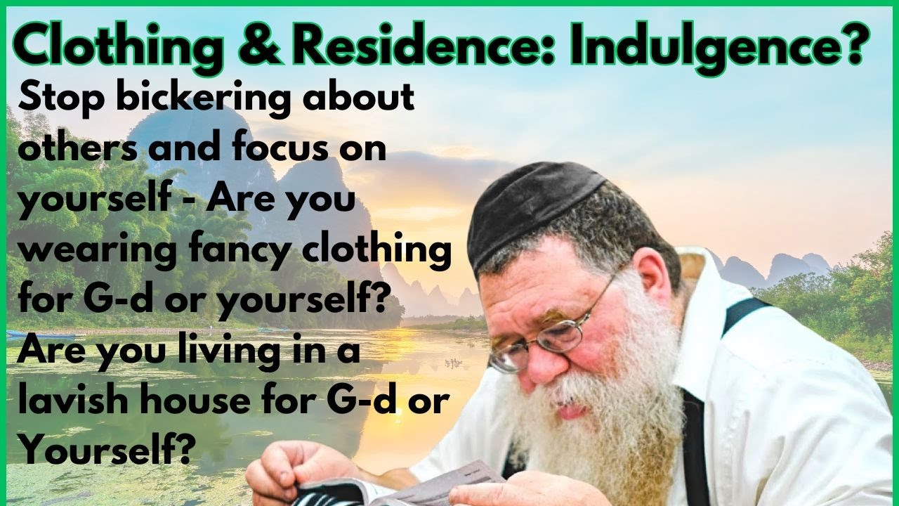 Tanya Kuntres Acharon 8f- Live w G-d & stop bickering, clothing & residence - Rabbi Chaim Dalfin