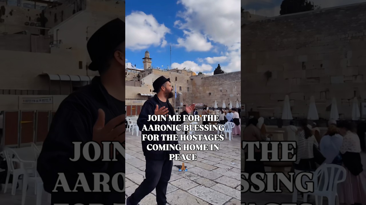 JOIN ME FOR THE AARONIC BLESSING — FOR THE HOSTAGES COMING HOME IN PEACE 🙏🏾