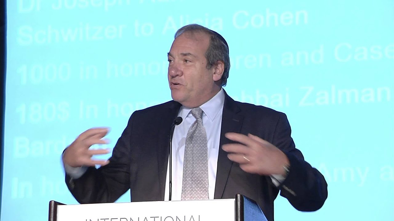 Rabbi Yechiel Eckstein - Colel Chabad Dinner 2014 / 5775