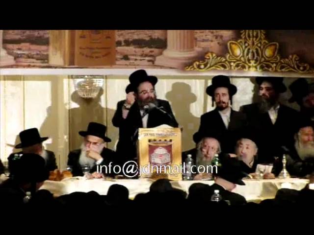 Kolel Chibas Yerushalayim Dinner In Boro park Sivan 5772