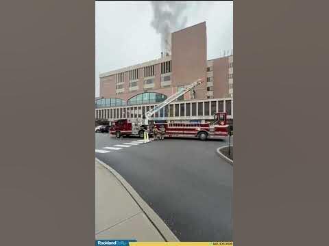 Fire on the roof at Montefiore Nyack Hospital