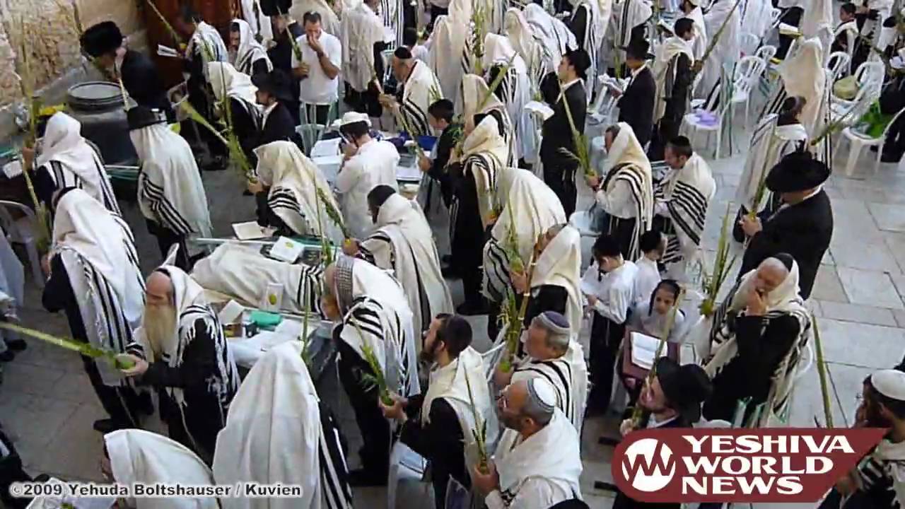 Birchas Kohanim at the Kosel during Chol HaMoed Sukkos 5770
