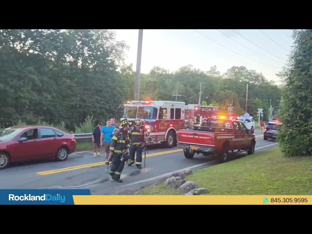 Multiple fire departments responded to a structure fire on West Carroll Street