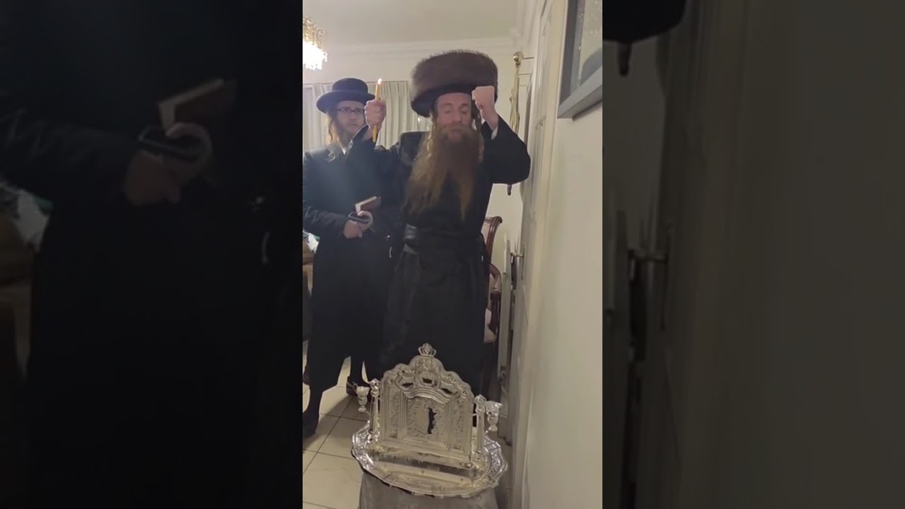 First Night Chanukah 5786 with son of Toldos Avrohom Yitschok Rebbe