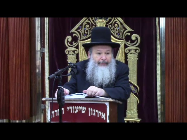 שיעור כללי בהלכות תפלה - ר' ישראל דוד הארפענעס שליט"א