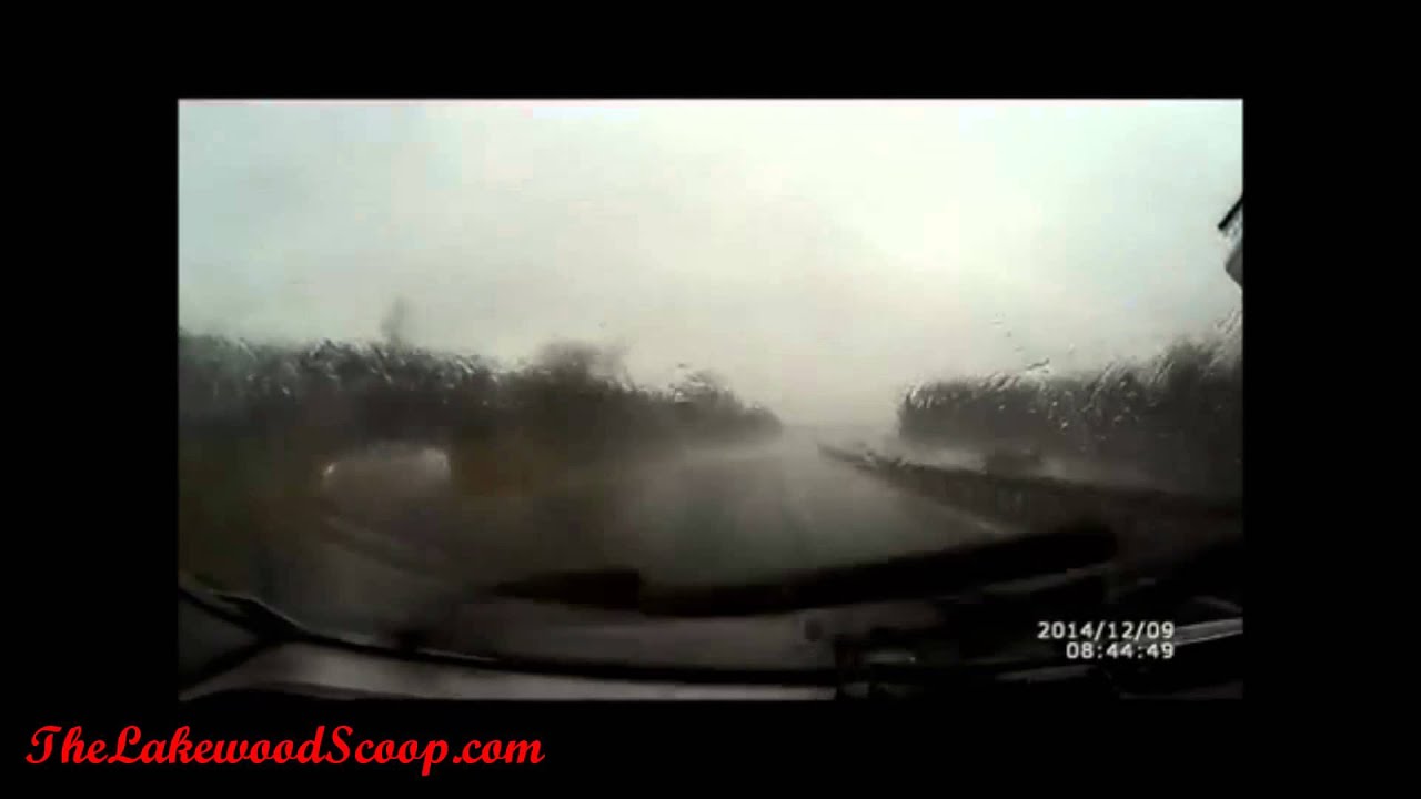 Caught on Video Dashcam Car Spins Out On GSP The Lakewood Scoop