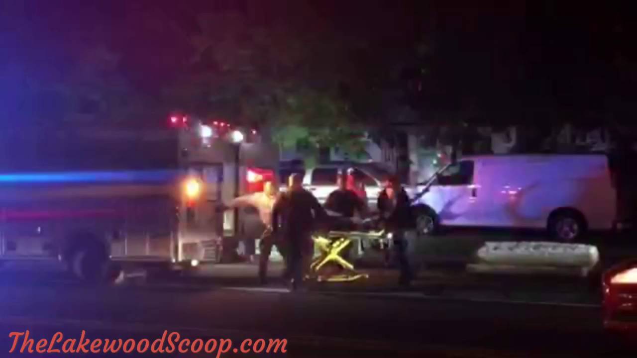 Stabbing scene Central Ave Lakewood