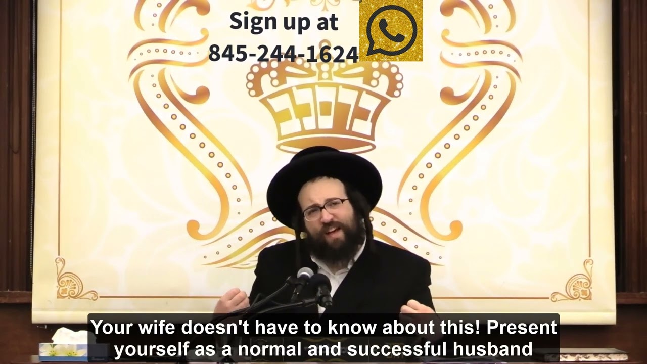 Rabbi Yoel Roth - Don't talk about your failures