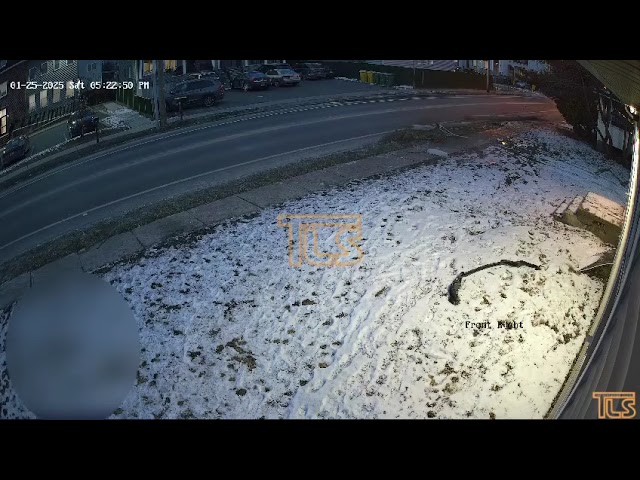 This pedestrian is lucky to be alive