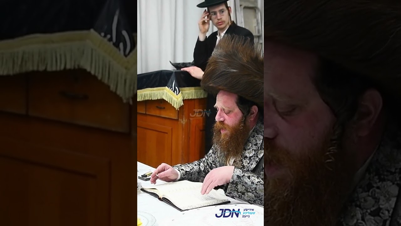 האדמו"ר ממיאלען ביים פסח שני טיש