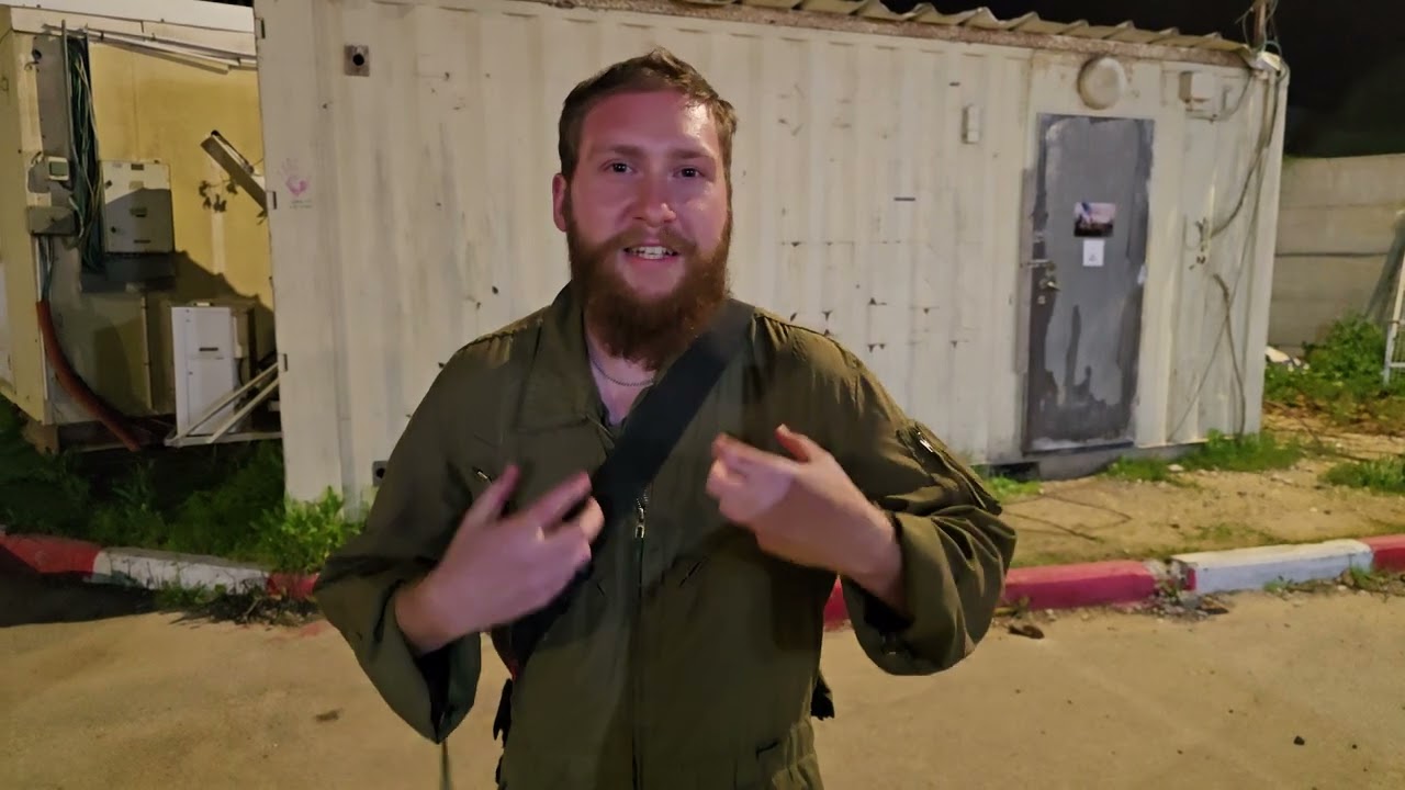 Words of thanks from one of the Holy soldiers Yirmi G performed for at the border of Gaza in Kesufim