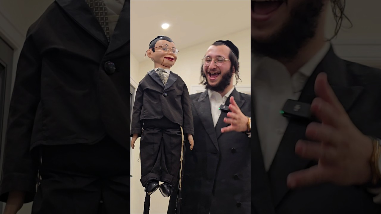 We've got some young talent here!  Duvid Scheller, a professional heimish 'ventriloquist'