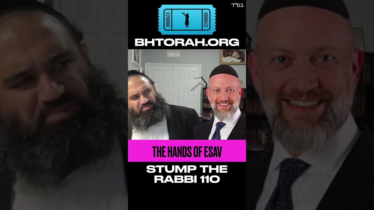 The Voice of Yaakov But The Hands of Esav #RabbiYaronReuven #Jewish #Parasha #Judaism #Religion