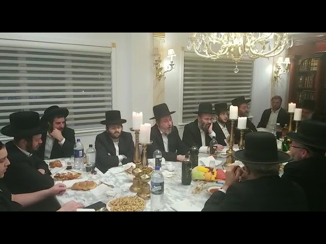 סעודת הילולא פון האר"י הקדוש דובי מייזעלס שירה ישיבה אור השבת ד'אשוואר
