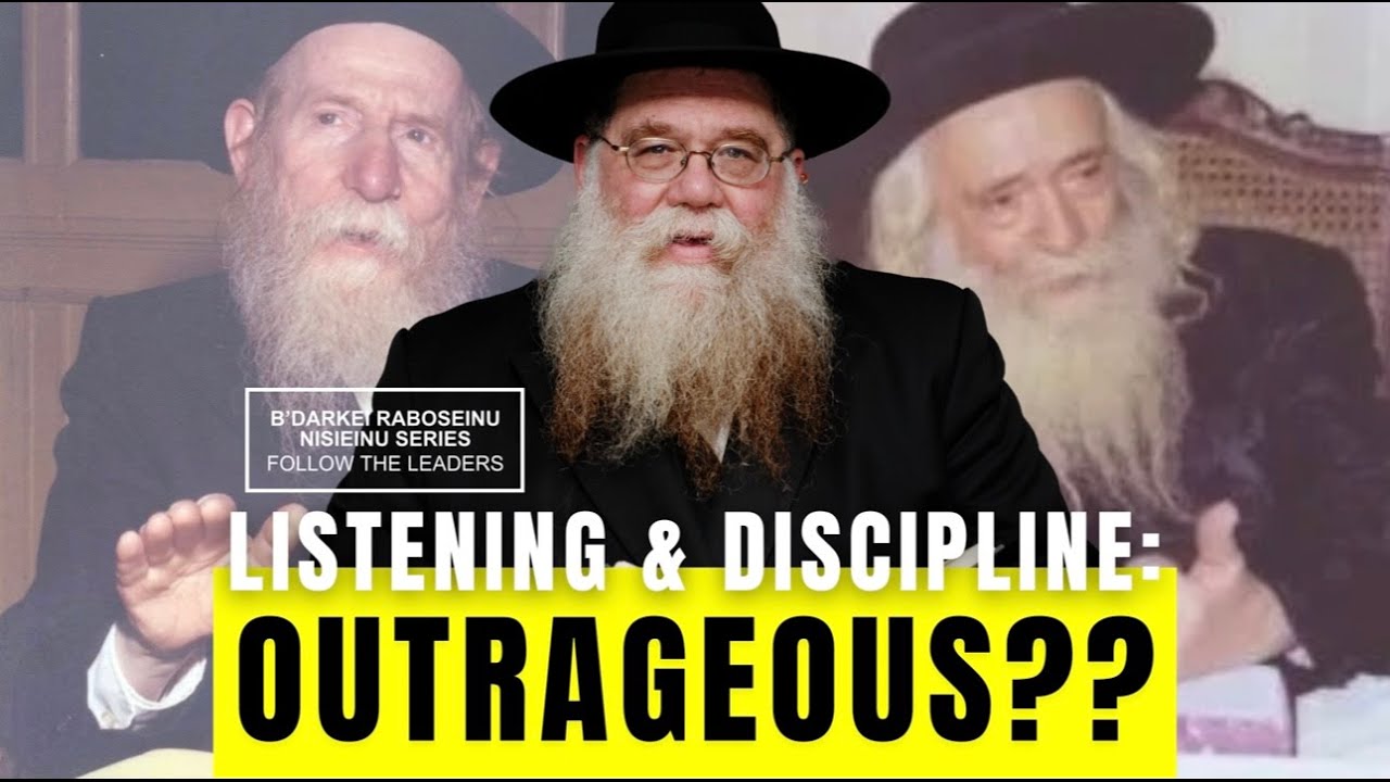 How Chassidim used to live & how WE should live
