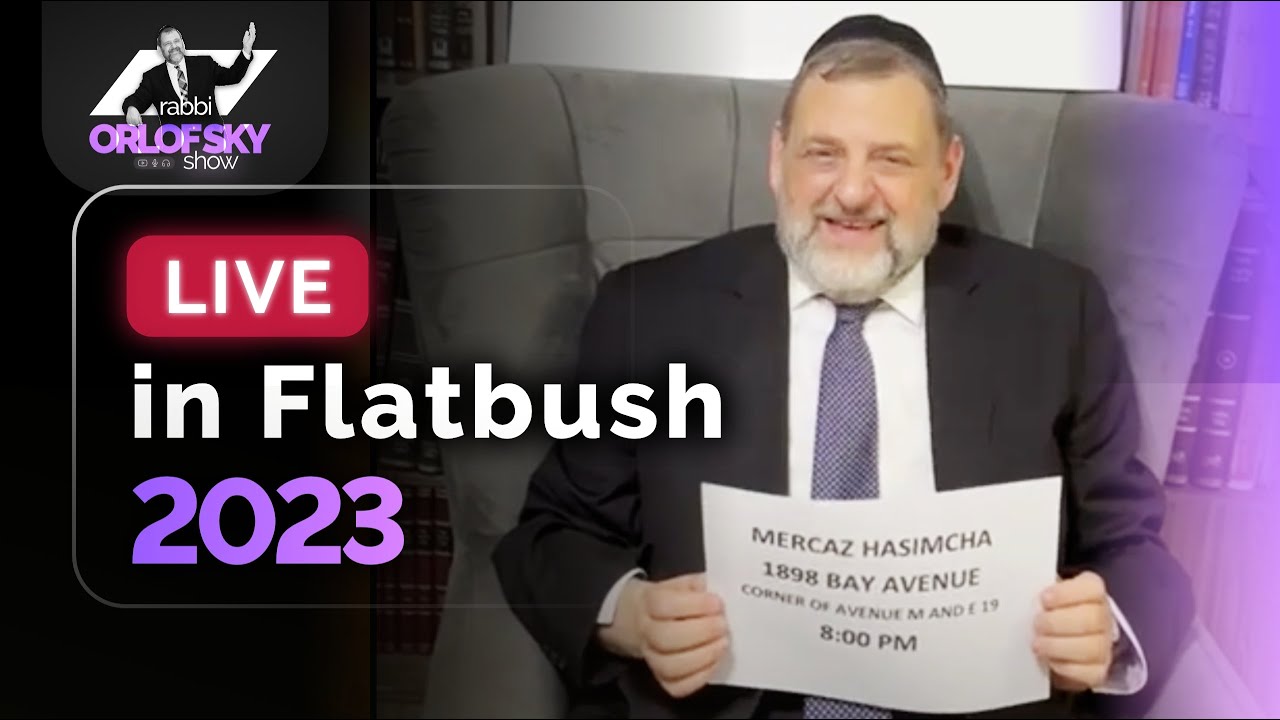 Announcing Rabbi Orlofsky Show Live June 22, 2023!