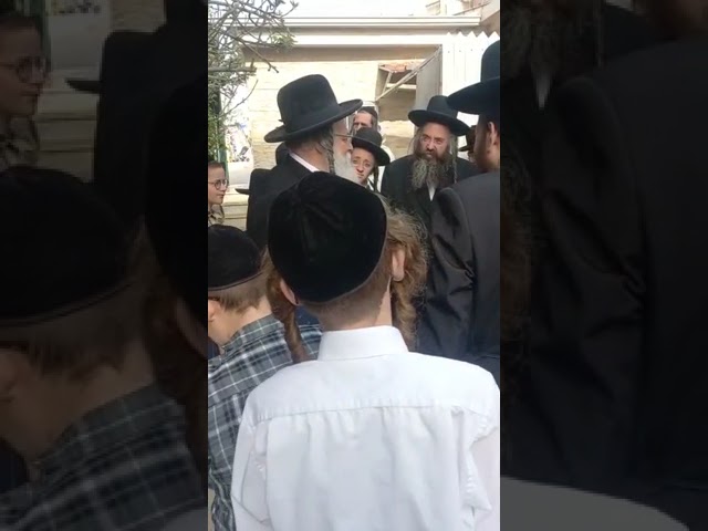 Rav Shaul Alter Shlit"a, Rosh Yeshivas Gur - After Birchas Ilanos