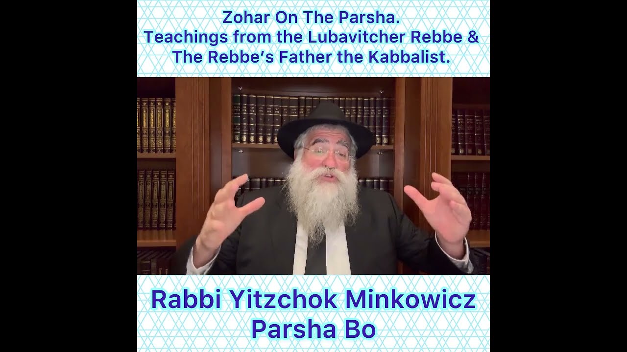 Zohar Parsha Bo. Lubavitcher Rebbe & Rebbe’s Father Kabbalist. By Rabbi Yitzchok Minkowicz