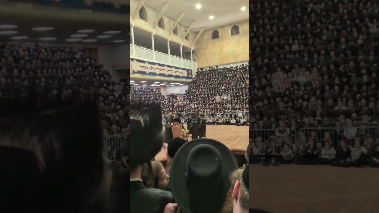 Viznitz Rebbe 'Dances' Mitzvah Tantz in a wheelchair At His Einikel's Wedding - Kislev 5786
