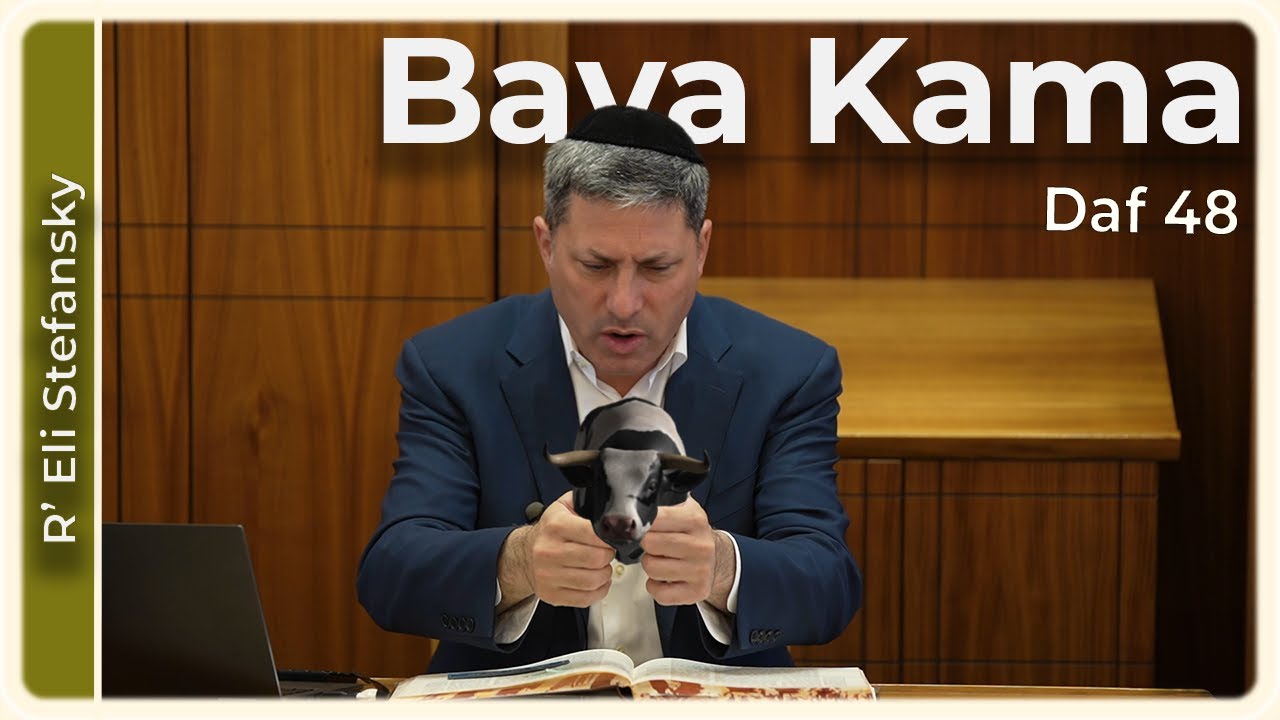 Daf Yomi Bava Kama Daf 48 by R’ Eli Stefansky