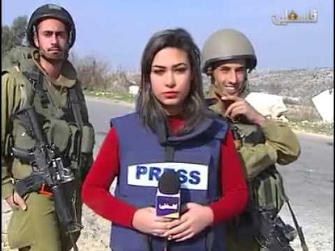 IDF Soldiers Interrupt Lying Palestinian Reporter