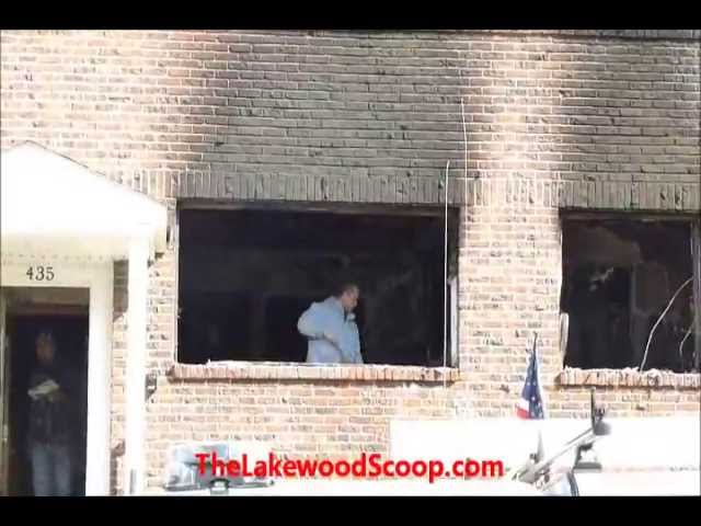 Fire Scene 4th Street and Forest Avenue