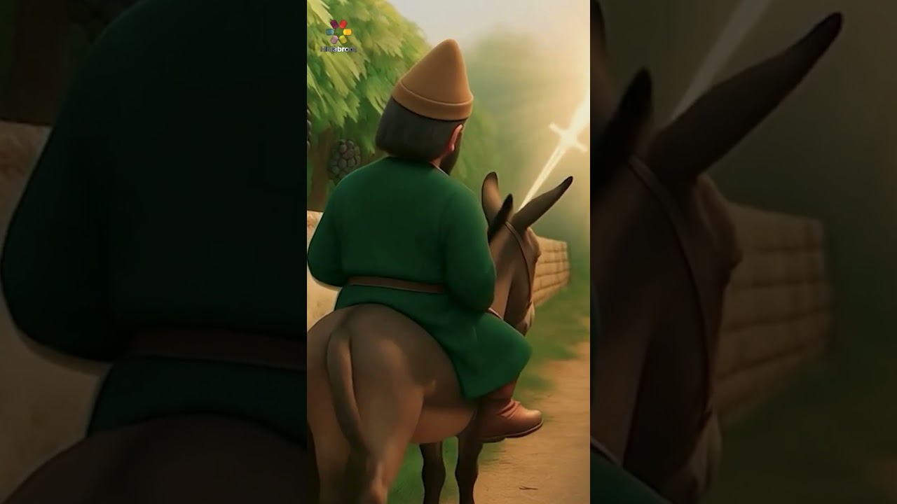 The Donkey That Spoke the Truth! #BilamAndTheDonkey #TorahShorts #ParshatBalak #JewishWisdom #ai