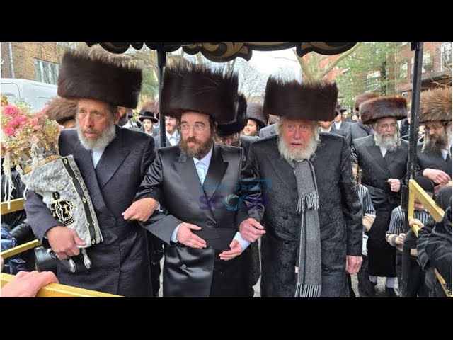 Hachnoses Sefer Torah To Satmar Shul in Boro Park | הכנסת ספר תורה לבהמ”ד סאטמאר בבורו פארק