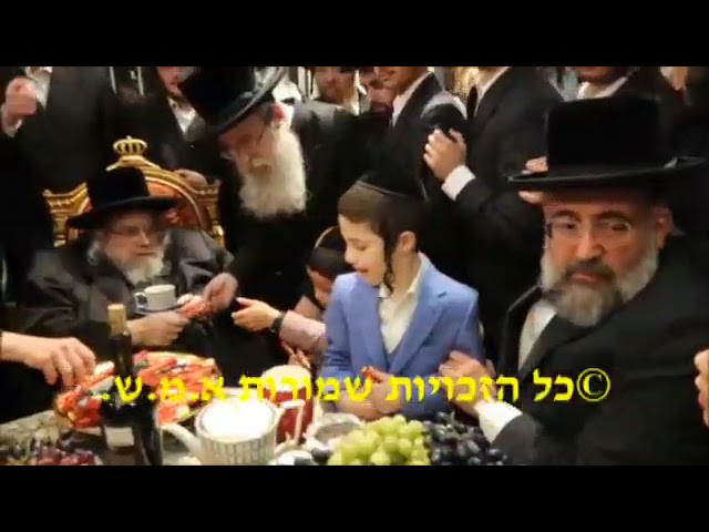Belzer Rebbe Visiting Kimcha Depischa - 5782