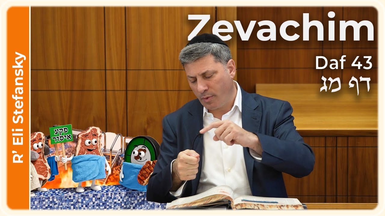 Daf Yomi Zevachim Daf 43 by R' Eli Stefansky