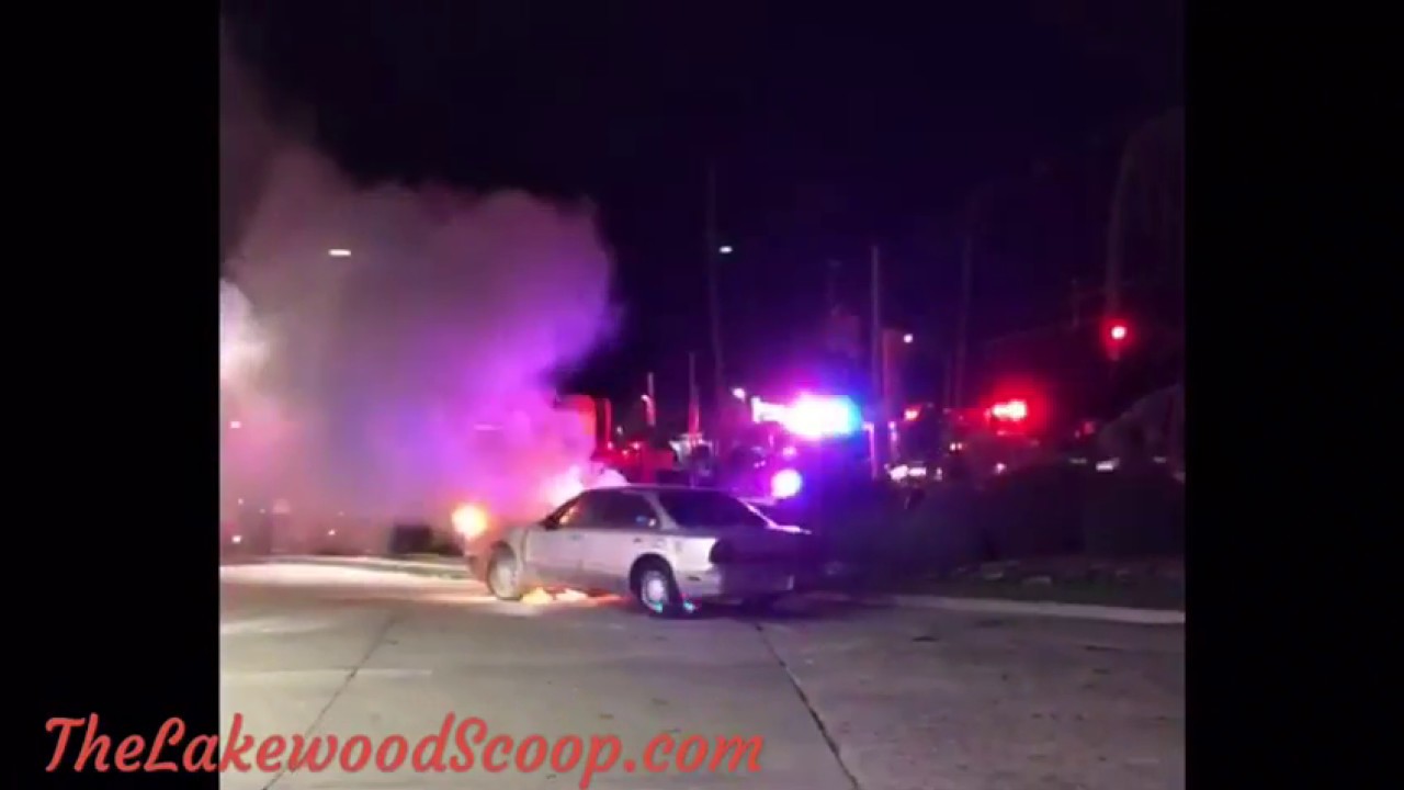 Vehicle fire at gas station on Rt 9