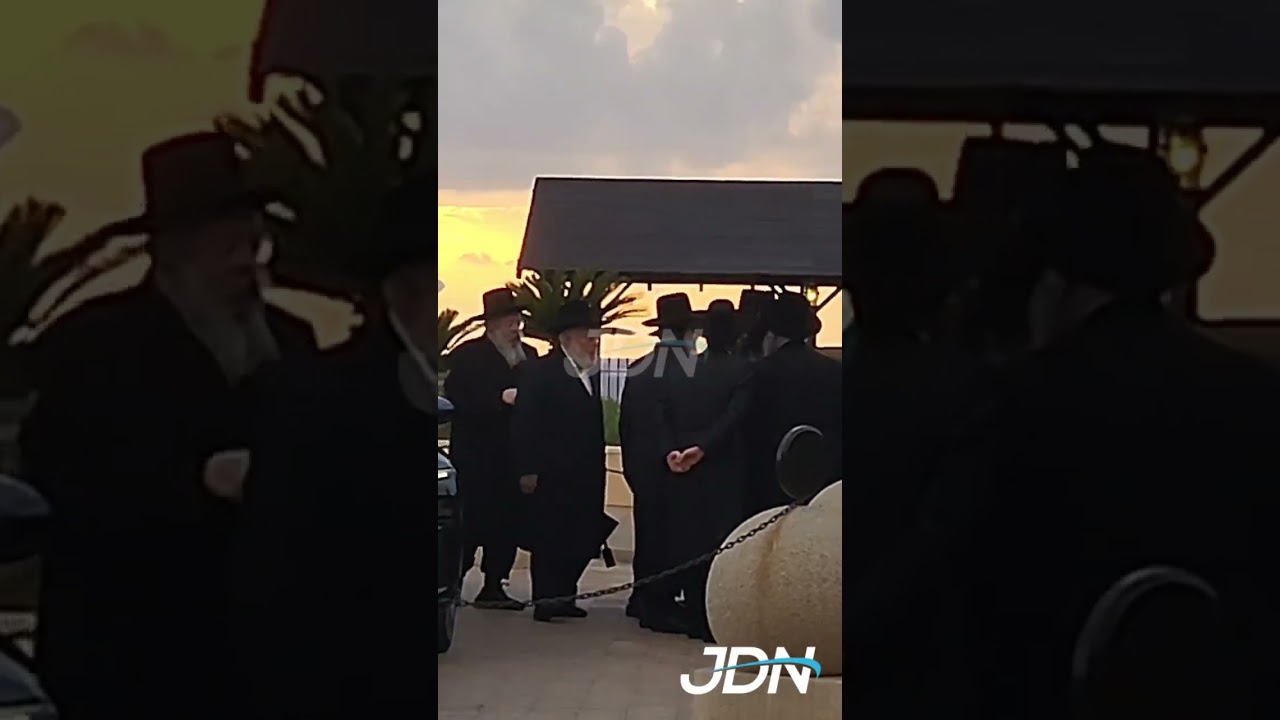 האדמו"ר מגור ביים אנקומען צום וועידה פון איחוד מוסדות גור אין ציפּערן.