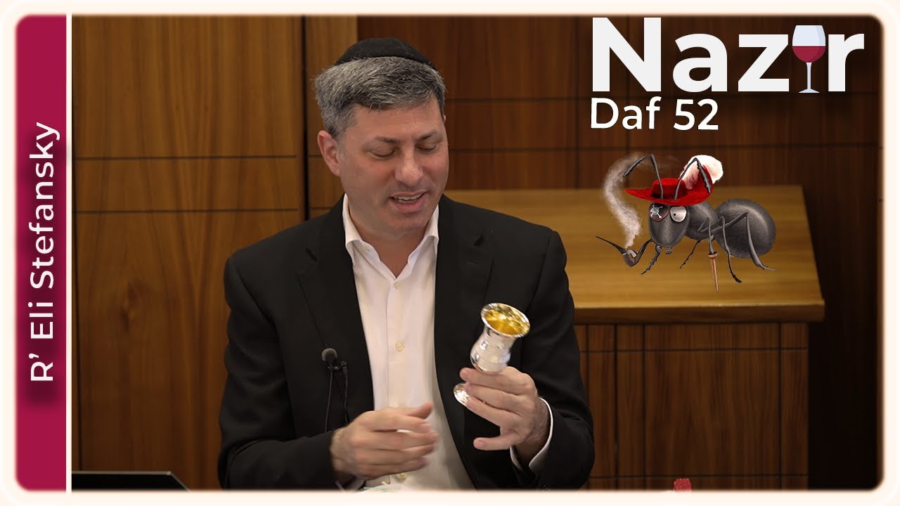 Daf Yomi Nazir Daf 52 by R’ Eli Stefansky