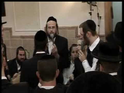 Shimmy Engel singing at the bar mitzvah of shmulik deutsch Son. PART 2