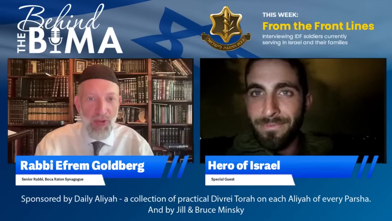 #137: Behind the Bima - IDF Soldiers on the Front Lines and Their Families