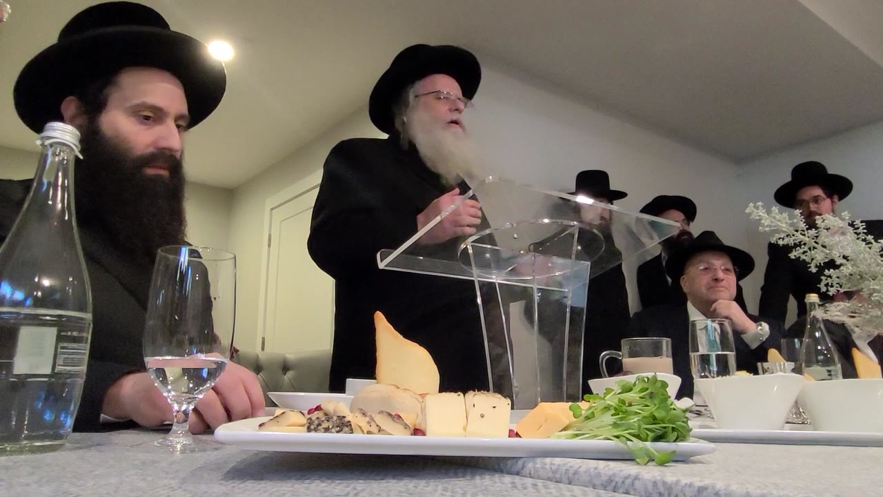 Harav Shaul Alter Shlit"a Speaking at a Breakfast in Lakewood - Home of R' Zevi Wolmark