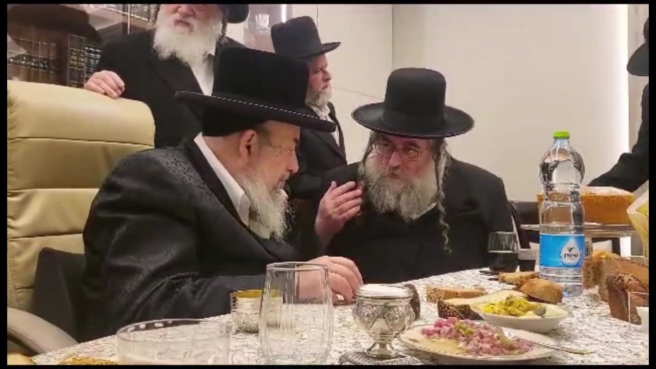 R' Doniel Chaim Alter Joins Lelover Rebbe For A Siyum Hashas - Sivan 5783