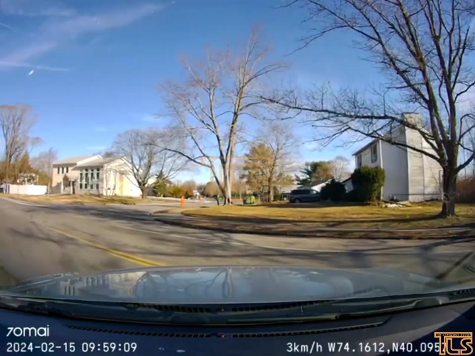 Close call with a tractor trailer